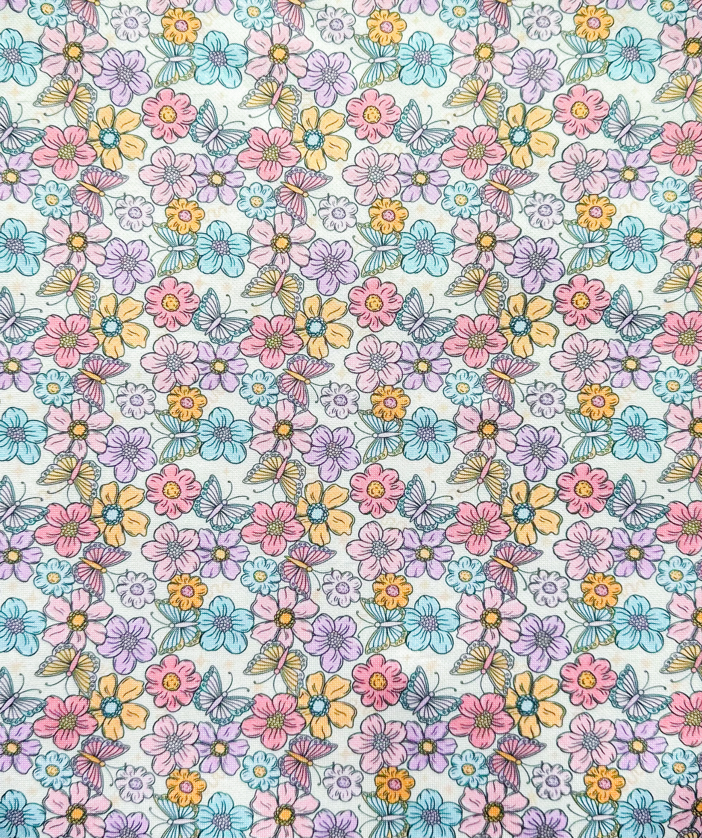 Butterfly Garden (Thin Scuba) - Headwrap