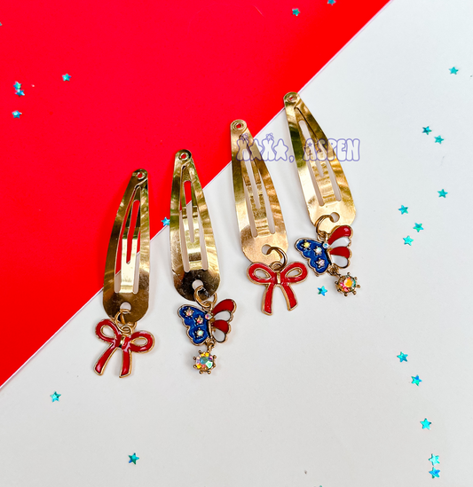 Charm Snap Clips