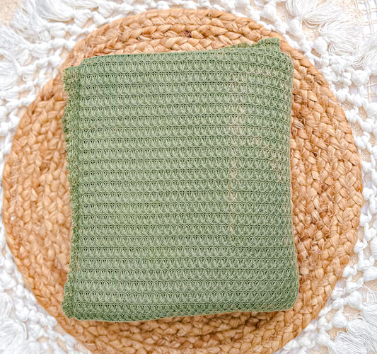 Dark Sage Waffle - Headwrap