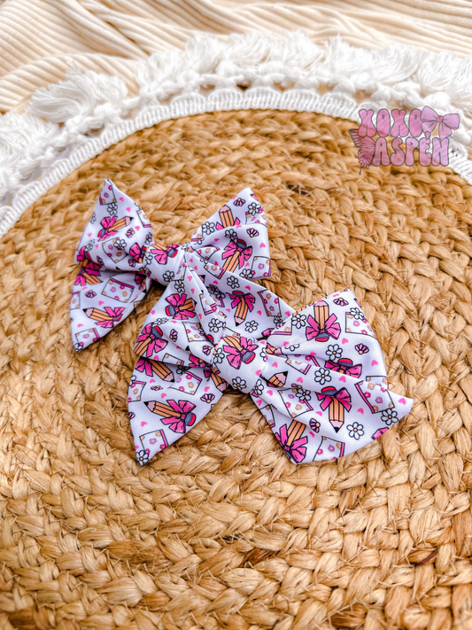 Girly Pencil Roxy Bows