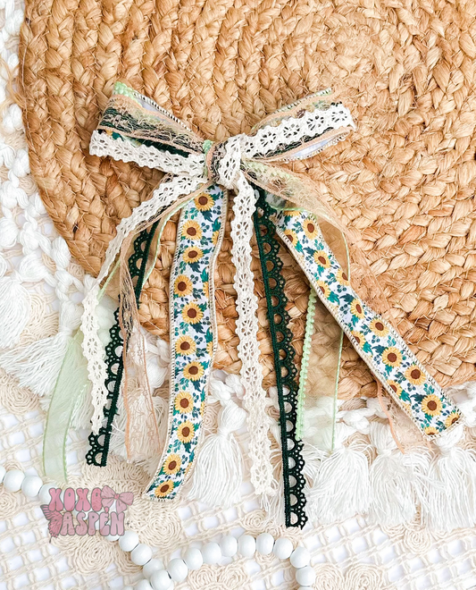 Sunflower Ribbon Whimsy