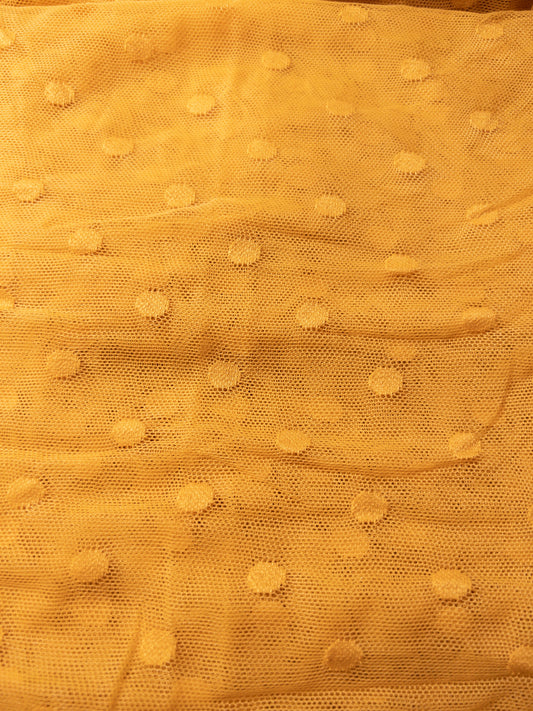 Mustard Mesh Dots - Headwrap